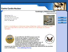 Tablet Screenshot of cardionuclear.com